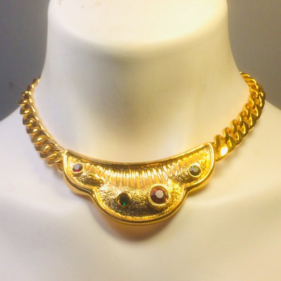 Laura Biagiotti Italy Mogul Chain Choker - NOS - Picture 7 of 10